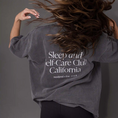 Sleep & Self-Care Club Oversized Sleep Tee